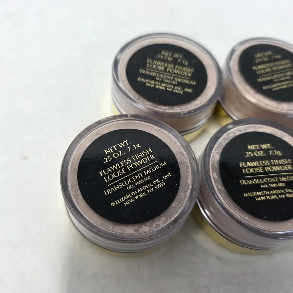 Elizabeth Arden Flawless Finish Loose Powder 0.25 oz Medium Discontinued 5pc